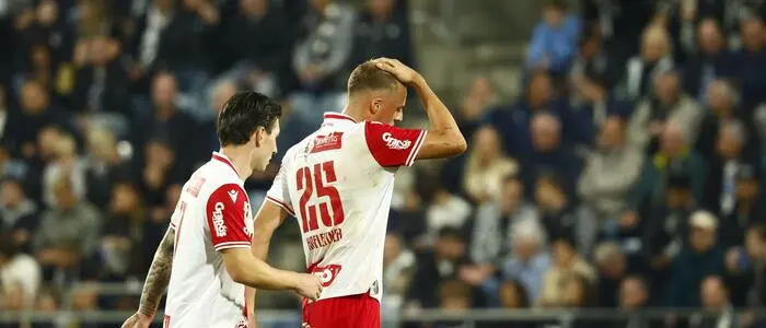 Mark Grosse und Alexander Hofleitner waren nach dem Spiel geknickt