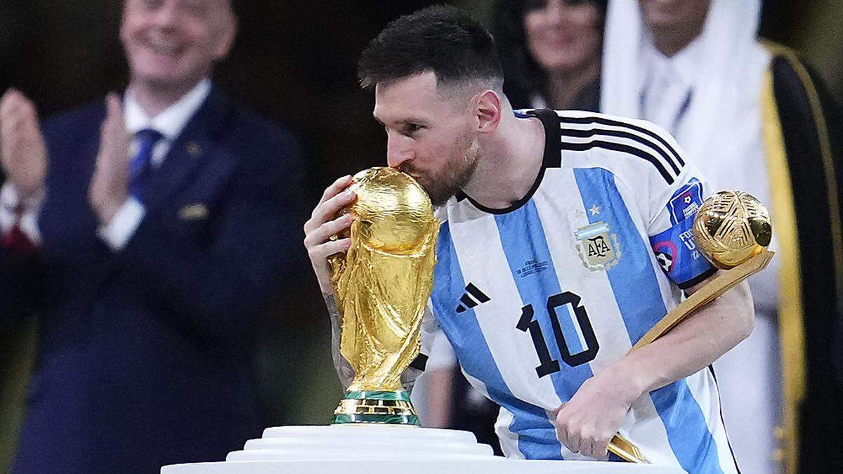 Lionel Messi überragte bei der WM in Katar.