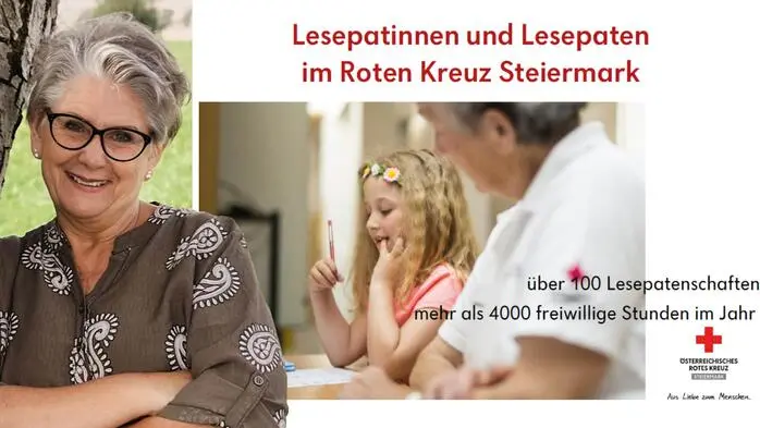 Sabine Sammer will gemeinsam mit dem Roten Kreuz Lesepatinnen und Lesepaten für Schulen im Bezirk Leibnitz gewinnen
