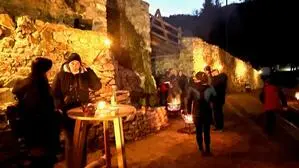 Der Bauernsilvester auf Burgruine Waxenegg im Vorjahr