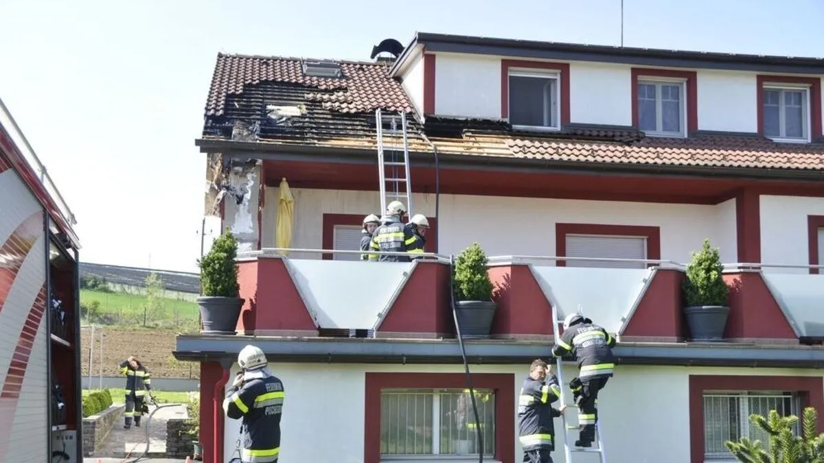 Schaden nur von außen zu sehen