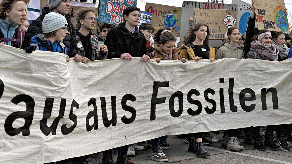 Klimastreik vor Corona-Demo heißt es in Linz