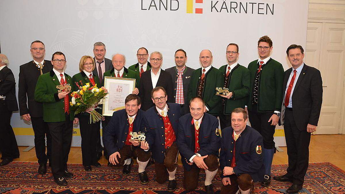 Die Trachtenkapelle St. Margarethen, die Trachtenkapelle St. Georgen und die Stadtkapelle St. Andrä wurden mit dem „Kärntner Löwen“ ausgezeichnet