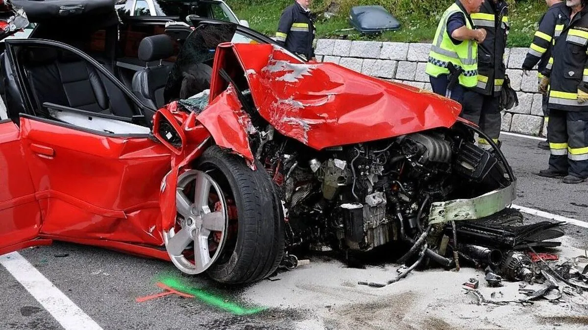 Schwerer Verkehrsunfall auf der B111