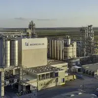 Blick auf die Anlage der OMV-Chemietochter Borealis in Wien Schwechat