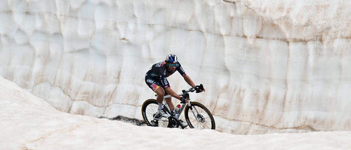 Der Col du Galibier liegt bereits hinter Marco Haller und der Tour de France 2024