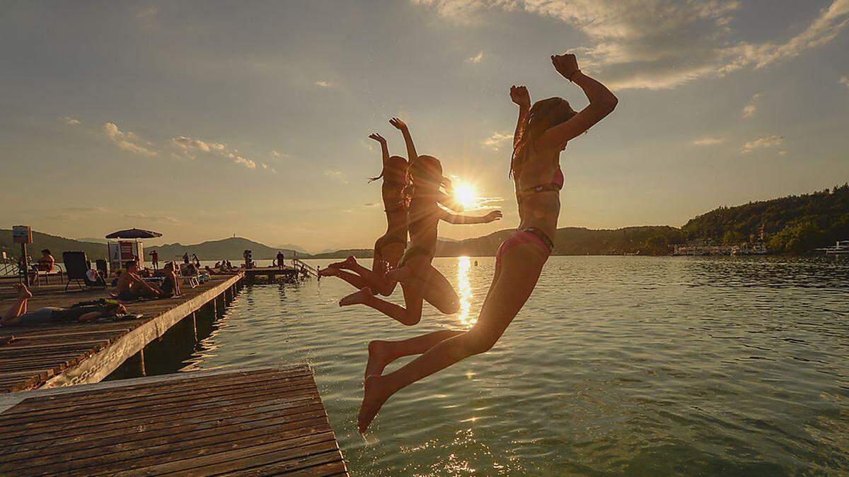 Perfektes Badewetter zu Wochenbeginn 