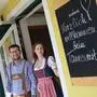 Sie sind die neuen Pächter des Tannenwirts in Weiz: Armend Armani Arifi und seine Geschäftspartnerin Anastasiia Petrova
