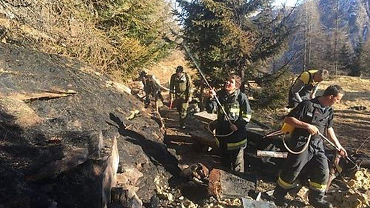 Die Kameraden konnten den Brand unter Kontrolle bringen