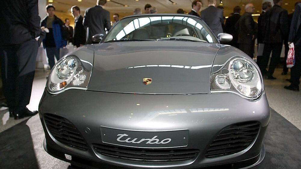 Das Prunkstück jeder Autoschau: der Porsche Turbo S