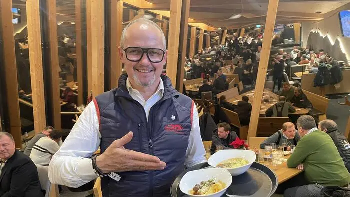 Spitzenkoch Gerhard Gugg verwöhnte die Gäste. Er führt mit Philipp Leitner das Panoramarestaurant „Eagle“
