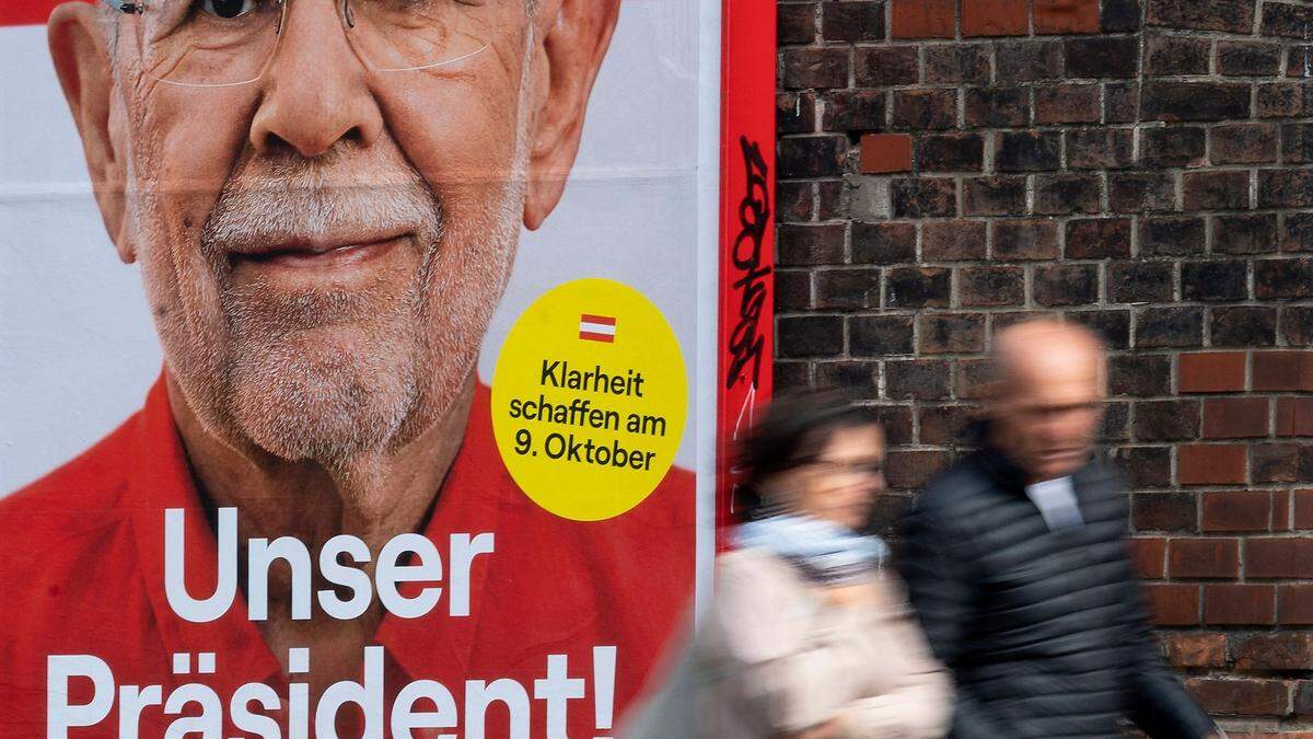 Schafft Amtsinhaber Alexander Van der Bellen die Wiederwahl im ersten Wahlgang – oder muss er in die Stichwahl? 