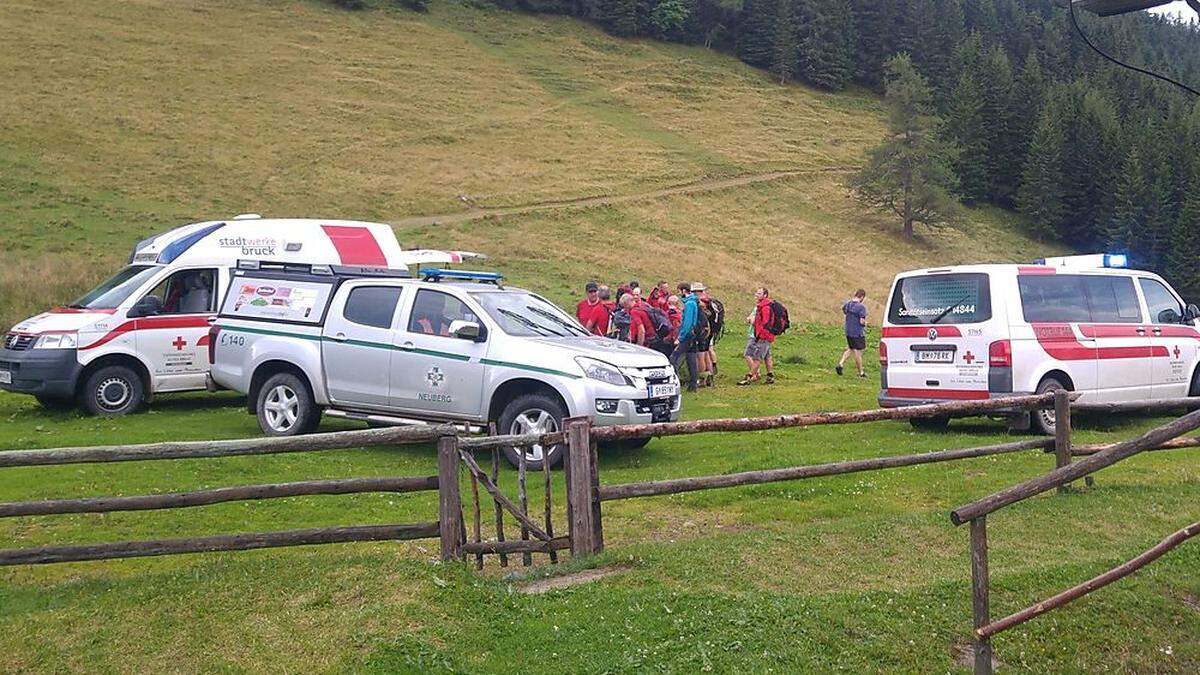 Einsatz auf der Sohlenalm