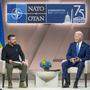 Bei Nato-Gipfel in Washington stellte Joe Biden den ukrainischen Präsidenten Wolodymyr Selenykyj als Wladimir Putin vor, Kamala Harris nannte er Vizepräsident Trump