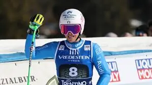 Elena Curtoni gewann den Super-G 