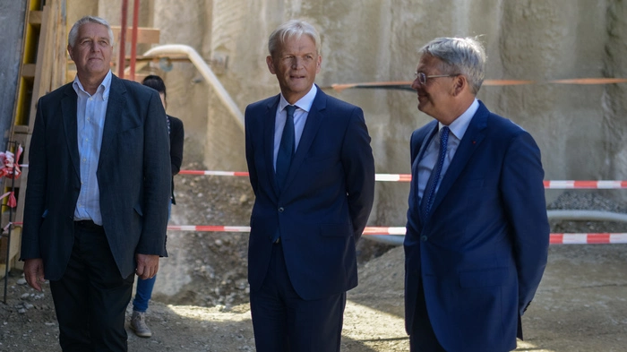 Feierlicher Tunneldurchschlag in Stein am Freitag