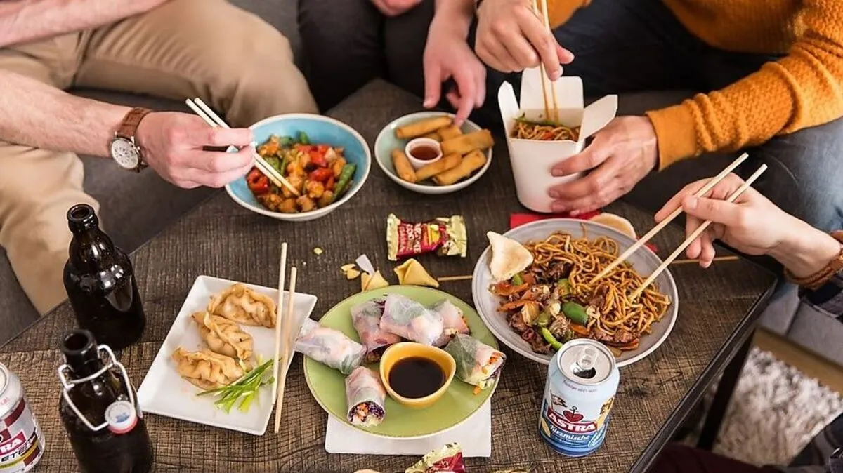 Vegetarisch übertrifft mittlerweile asiatisch bei den Bestellungen