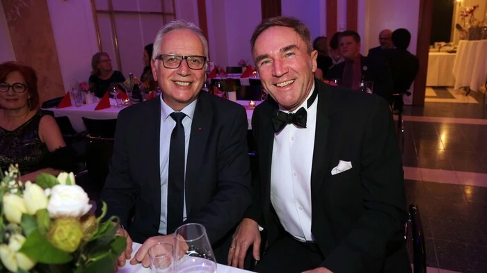 Landtagspräsident Reinhart Rohr, Superintendent Manfred Sauer