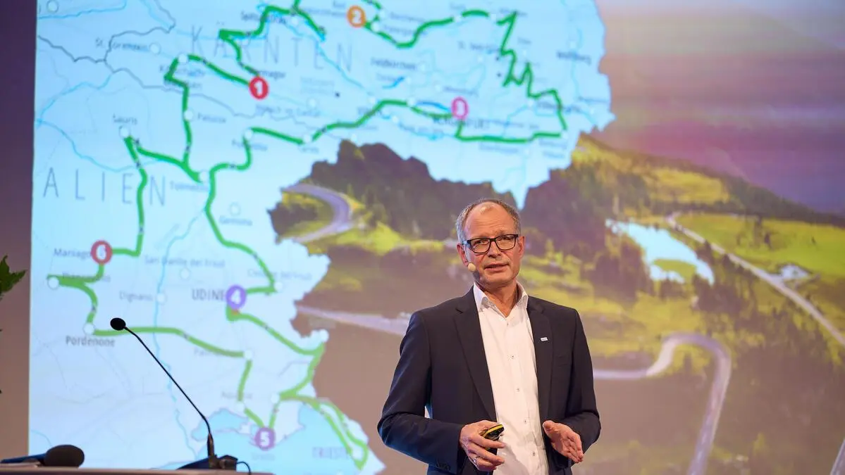 Kärnten Werbung-Chef Klaus Ehrenbrandtner stellte die Arbeitsschwerpunkte für 2026  in Velden vor