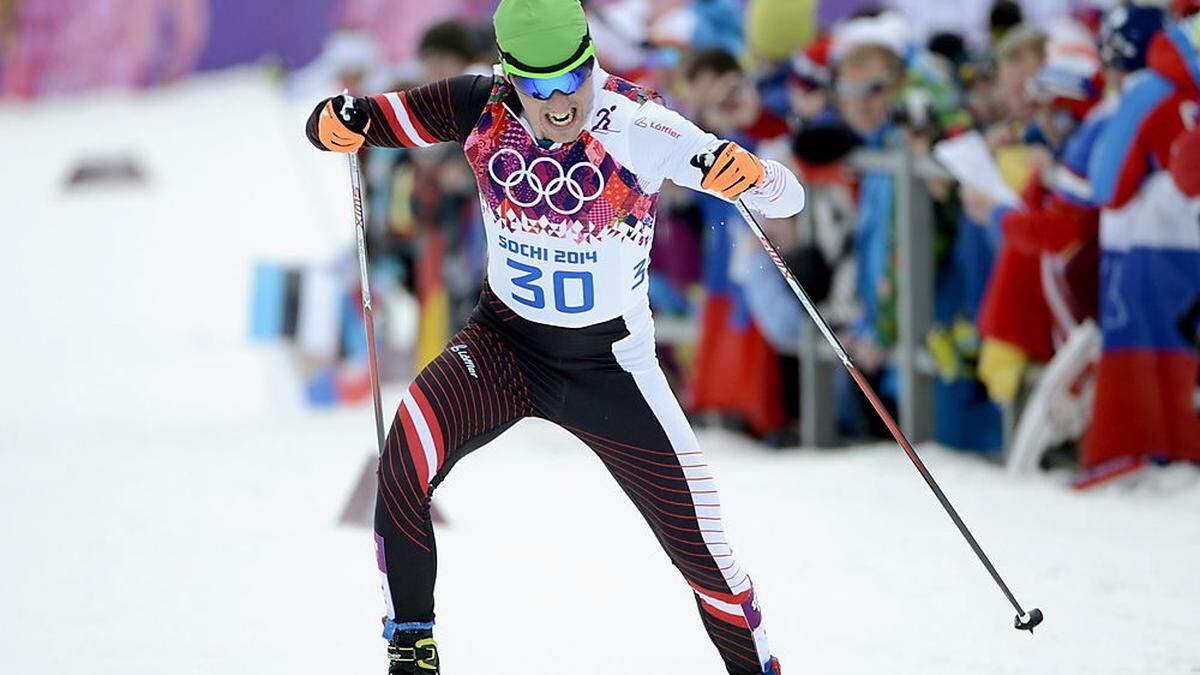 Harald Wurm bei den Olympischen Spielen in Sotchi 2014