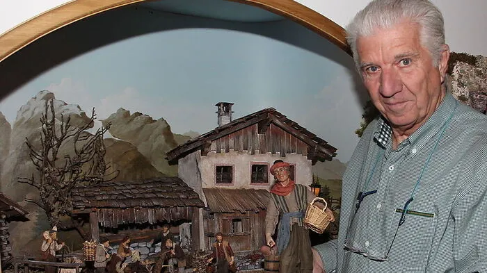 Manfred Sontheimer arbeitete bis zu 200 Stunden an jeder seiner Krippen 