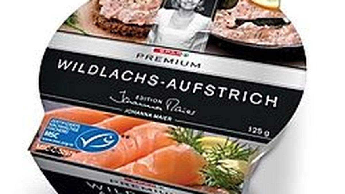 Der Wildlachs-Aufstrich könnte möglicherweise größere Gräten enthalten. 