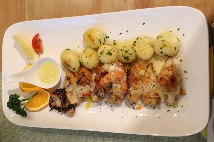 Calamari waren der Eröffnungshit. 
