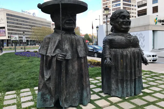 Die Riesen sind in Burgos los.