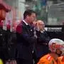 GRAZ,AUSTRIA,06.JAN.24 - ICE HOCKEY - ICE Hockey League, Graz 99ers vs Villacher SV. Image shows head coach Johan Pennerborn (99ers).
Photo: GEPA pictures/ Avni Retkoceri