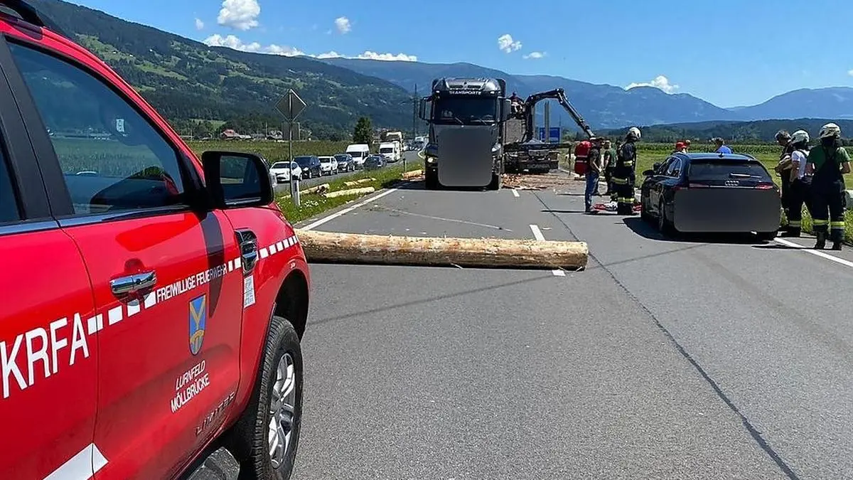 Die FF Möllbrücke stand im Einsatz
