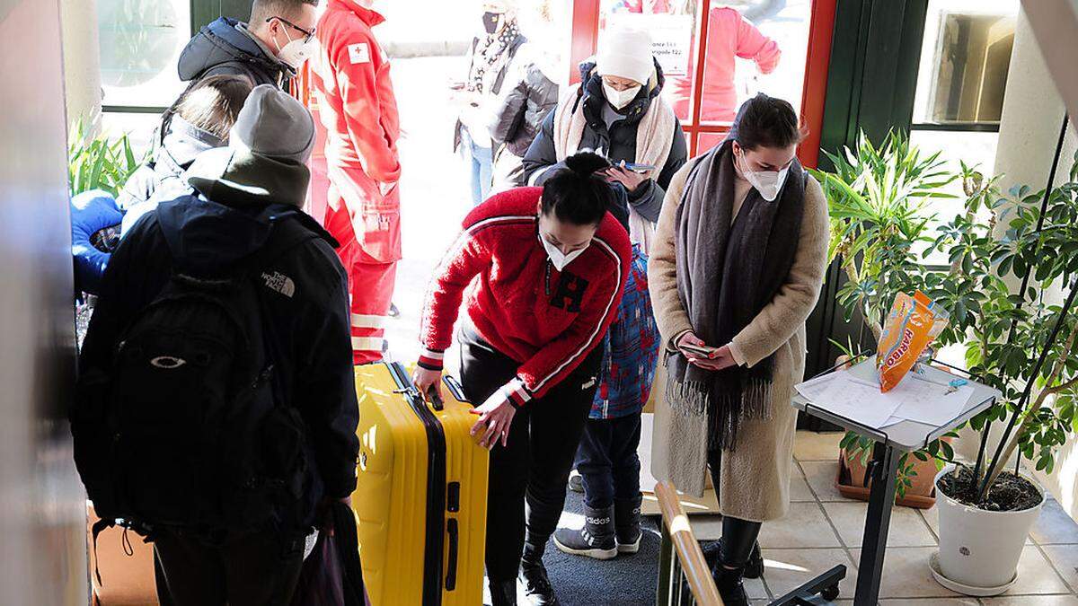680 ukrainische Flüchtlinge sind bisher in Kärnten angekommen und registriert