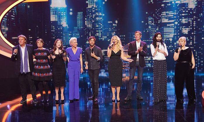 Howard Carpendale, Jenny Jürgens, Vicky Leandros, Sonja Jürgens, Max Giesinger, Barbara Schöneberger, John Jürgens, Conchita und Maite Kelly