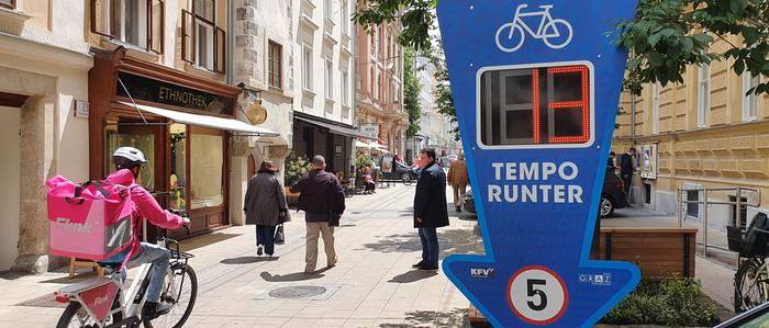 Kommt statt „Tempo-runter“ jetzt das Aus für Radfahrer in der Schmiedgasse in Graz?