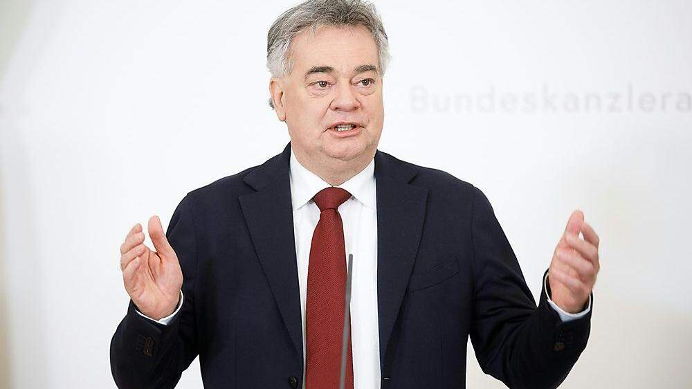 Vizekanzler und Sportminister Werner Kogler (Grüne)
