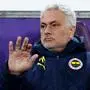 Fenerbahce's Portuguese coach Jose Mourinho gestures from the technical area during the UEFA Europa League knockout phase play-off 2nd leg football match between Fenerbahce SK (TUR) and RSC Anderlecht (BEL) at the Lotto Park Stadium in Brussels, on February 20, 2025. (Photo by Simon Wohlfahrt / AFP)