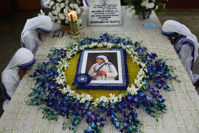 Die Ordensfrauen gedachten der Nonne in Kalkutta.