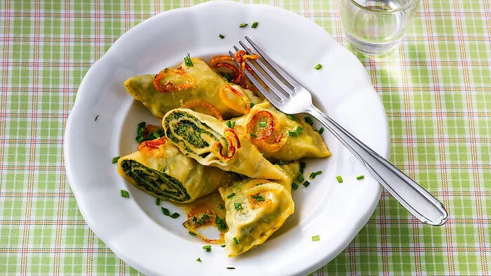 Maultaschen mit Kräuterfülle