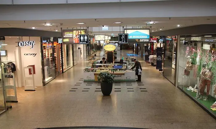 In den City Arkaden Klagenfurt herrscht gähnende Leere