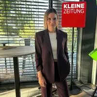 Die gebürtige Grazerin Elke Rock beim „Female-Future-Meet-Up“ Anfang Oktober in Graz.