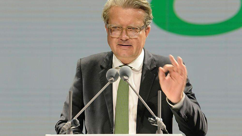 Christopher Drexler (ÖVP) am Parteitag 