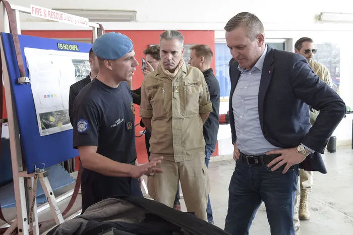 Auch die Camp-Feuerwehr zählt zu den Aufgaben des österreichischen Kontingents