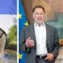 Sascha Vollmer, Alec Völkel und Arnold Schwarzenegger