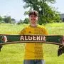 Abdeslam Baik aus Algerien, der in Kärnten lebt, feuert bei der Fußball WM seine Mannschaft an
