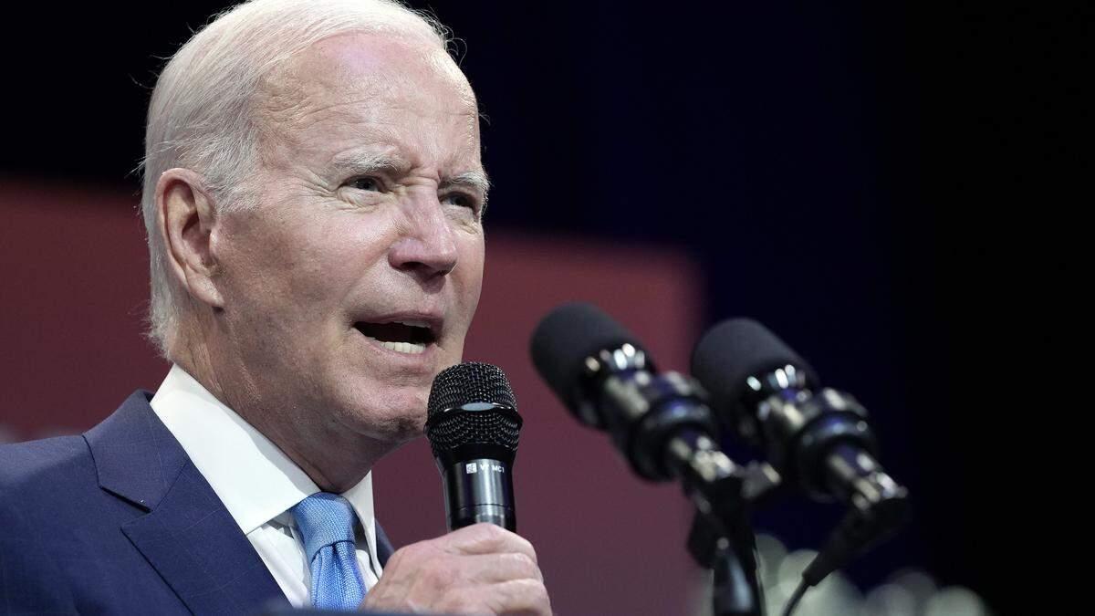 Joe Biden: Der US-Präsident irritierte mit einer Rede in Connecticut