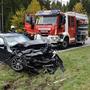 Der Fahrer des Pkw wurde unbestimmten Grades verletzt.