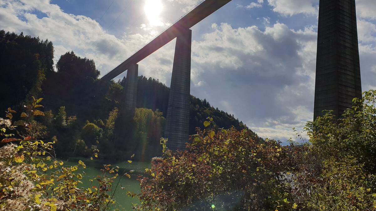 Auf die Jauntalbrücke kommen zahlreiche Umbauarbeiten zu 