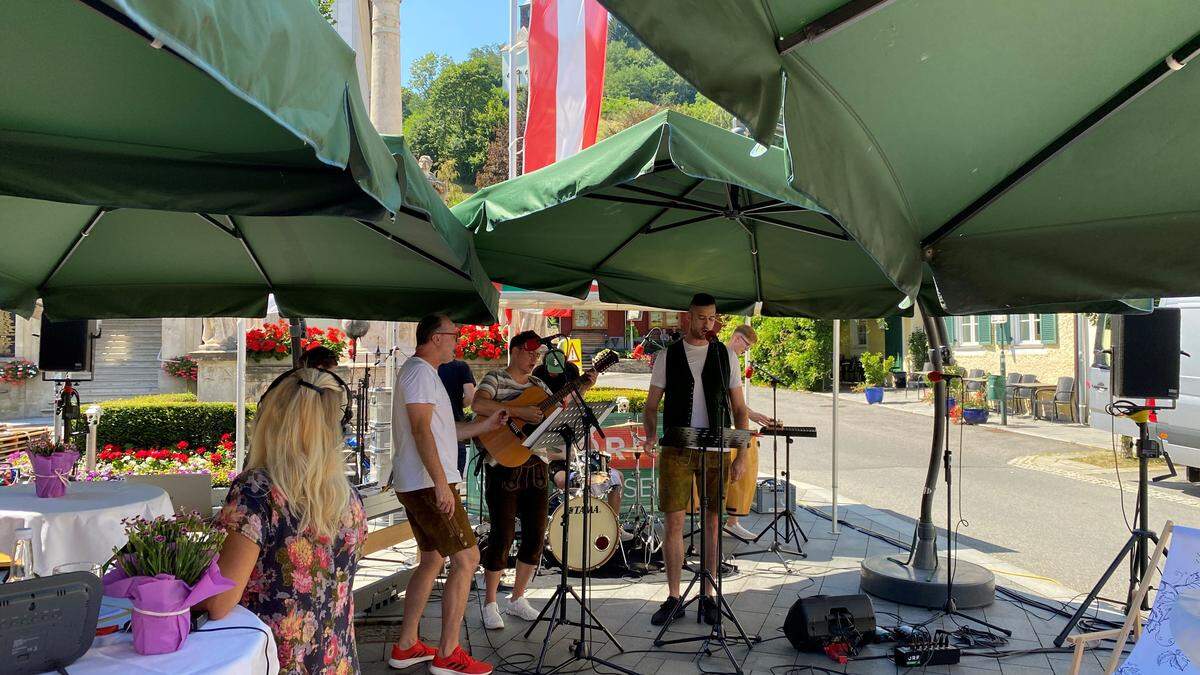 Am 5. August wurde der beste Gemeindesong am Hauptplatz in Bad Schwanberg erstmals gespielt