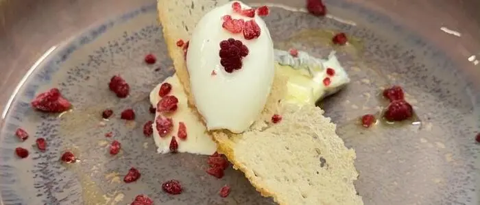 Schafkäse in außergewöhnlicher Form