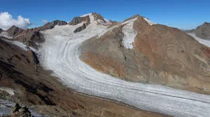 Der Hintereisferner am 25. August 2022