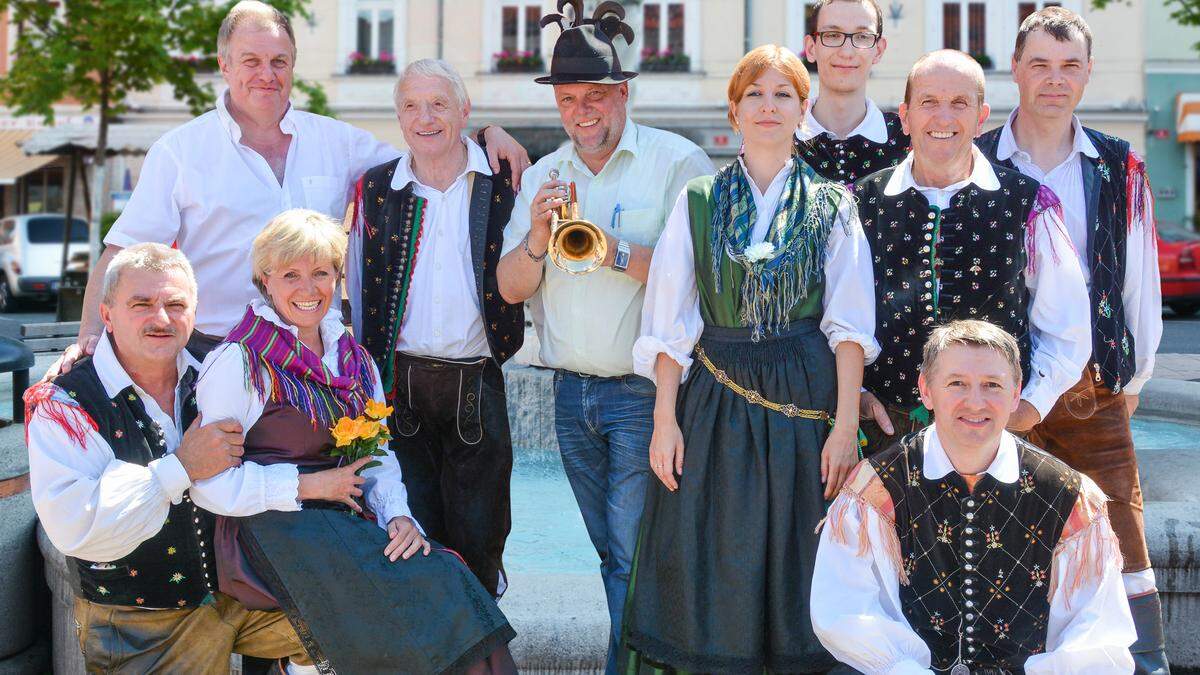 Die musikalischen Gäste aus Oberkrain - hier auf einem Archivbild vom Stadtfest - sind dieses Jahr zum 25.Mal in Feldkirchen.